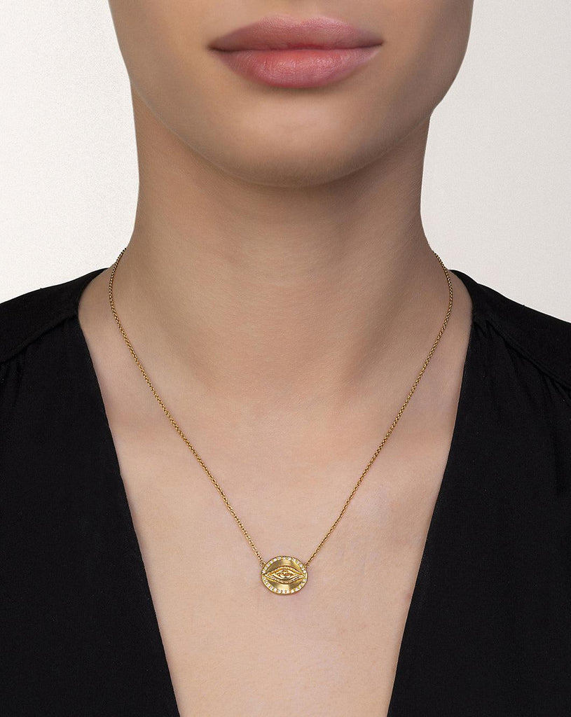 Karma Necklace with Brilliant Diamonds - Christina Alexiou Fine Jewelry