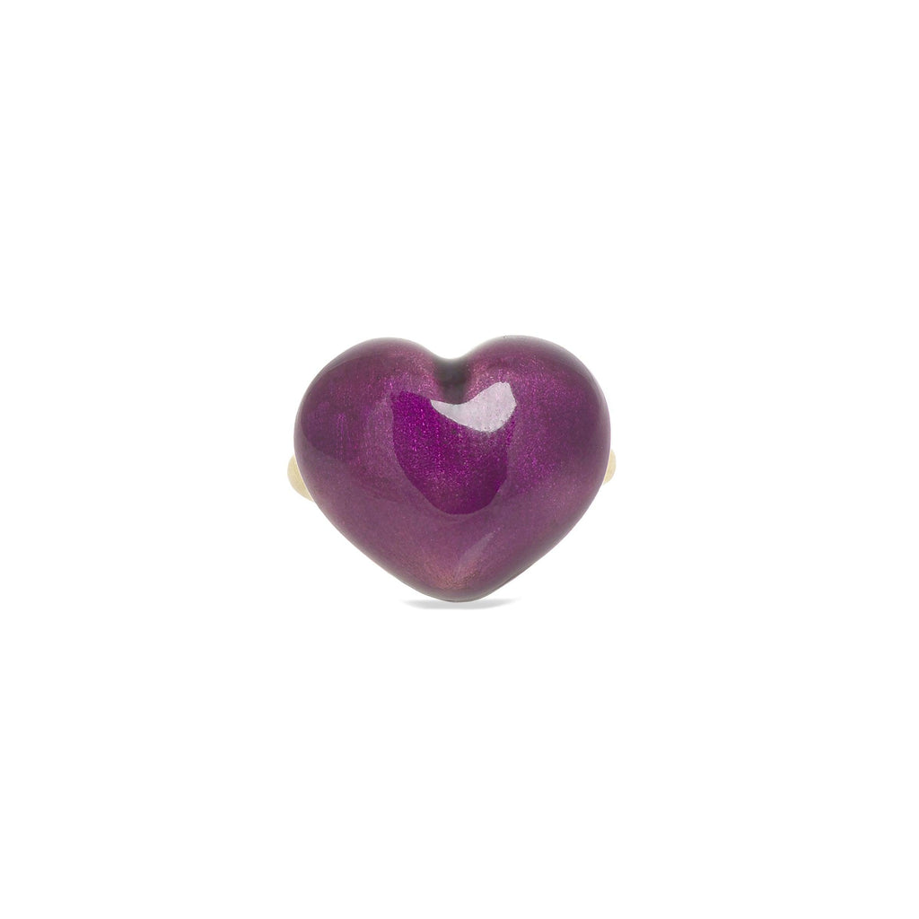 Purple Bubble Heart Ring - Christina Alexiou Fine Jewelry