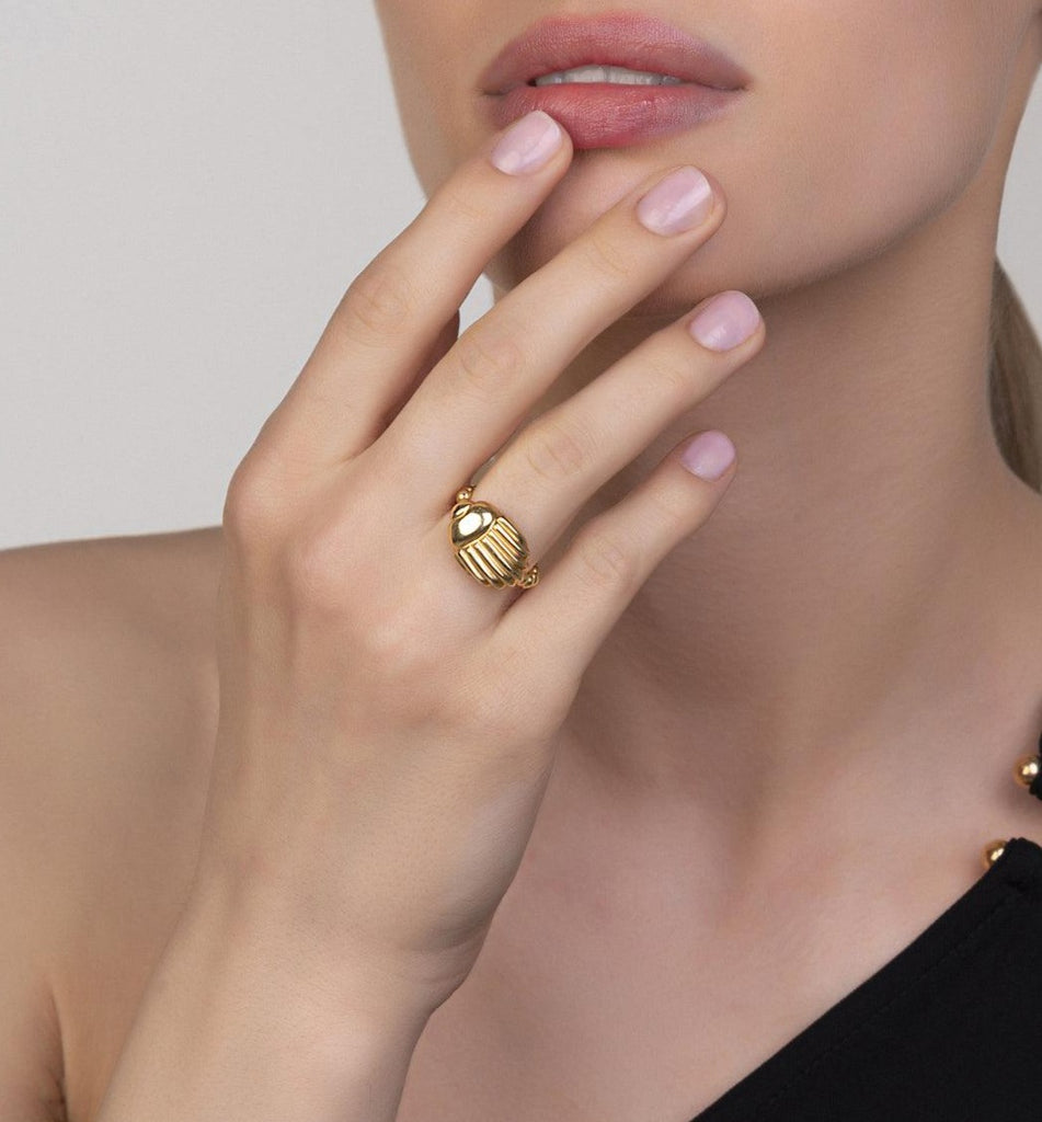 Scarabeus Ring - Christina Alexiou Fine Jewelry