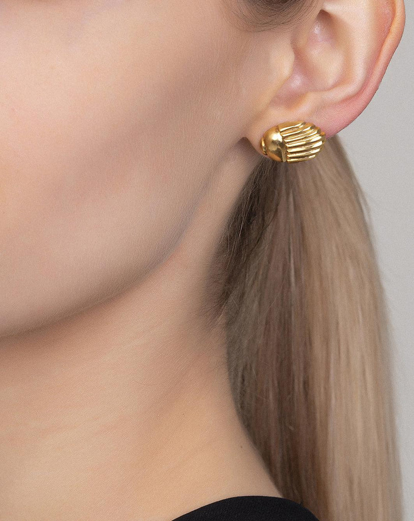 Scarabeus Studs - Christina Alexiou Fine Jewelry