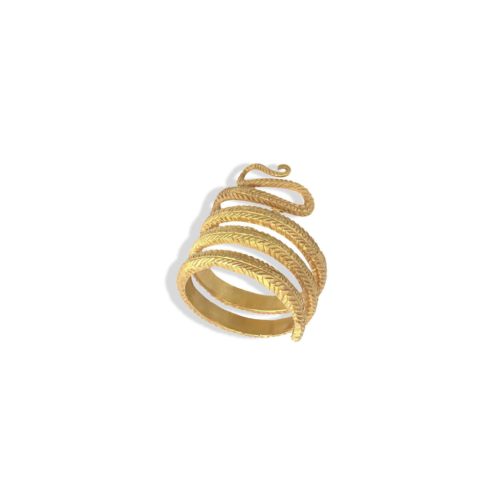 Snake Tail Ring - Christina Alexiou Fine Jewelry