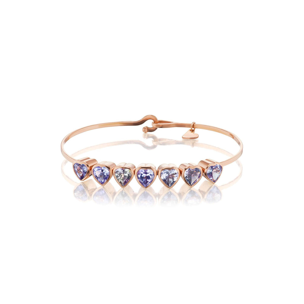 Amethyst Heart Bracelet - Christina Alexiou Fine Jewelry