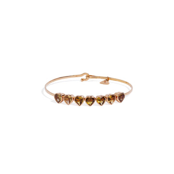 Citrine Heart Bracelet - Christina Alexiou Fine Jewelry