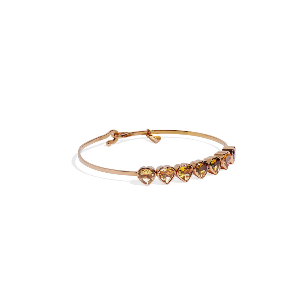 Citrine Heart Bracelet - Christina Alexiou Fine Jewelry