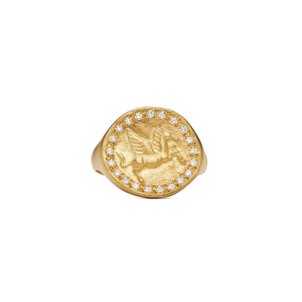 Coin Pegasus Ring - Christina Alexiou Fine Jewelry