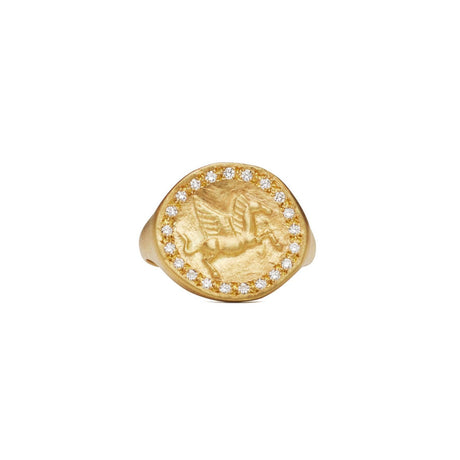 Coin Pegasus Ring | Christina Alexiou Fine Jewelry