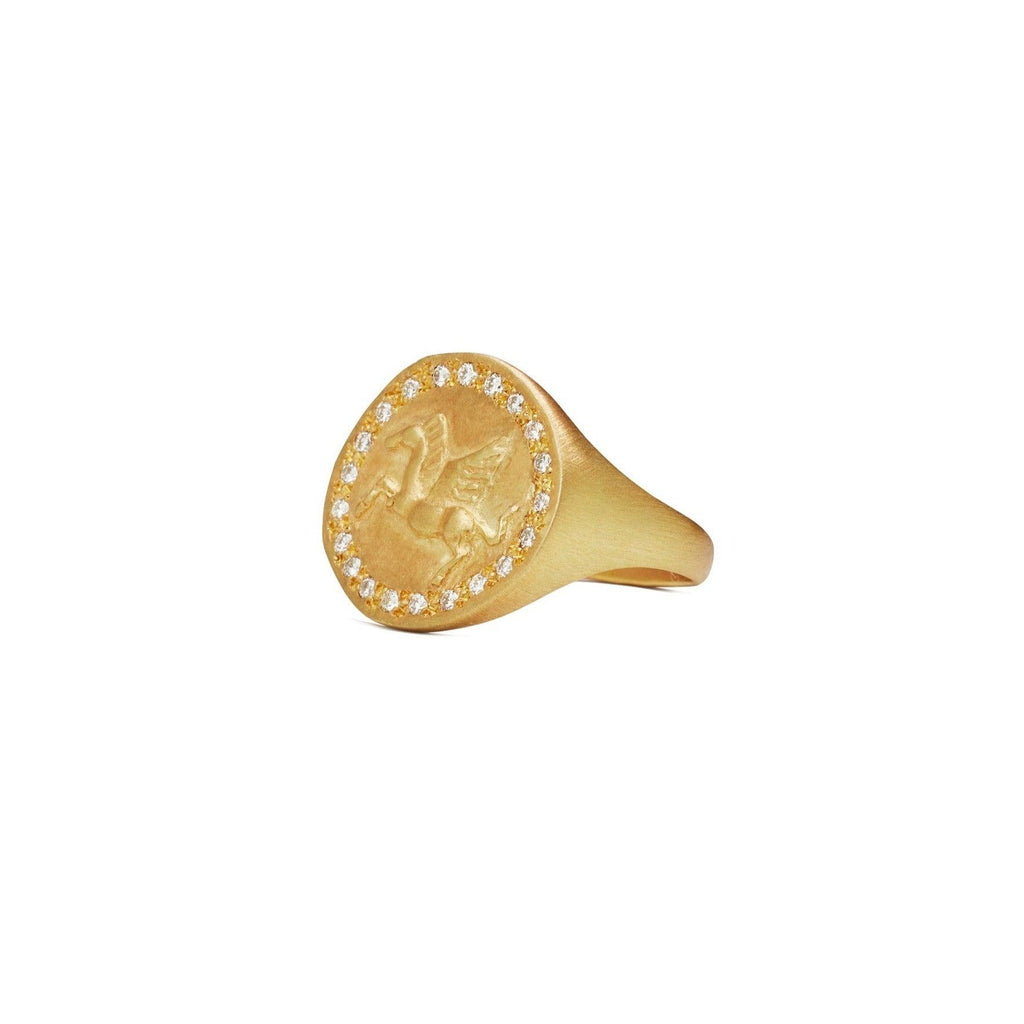 Coin Pegasus Ring - Christina Alexiou Fine Jewelry