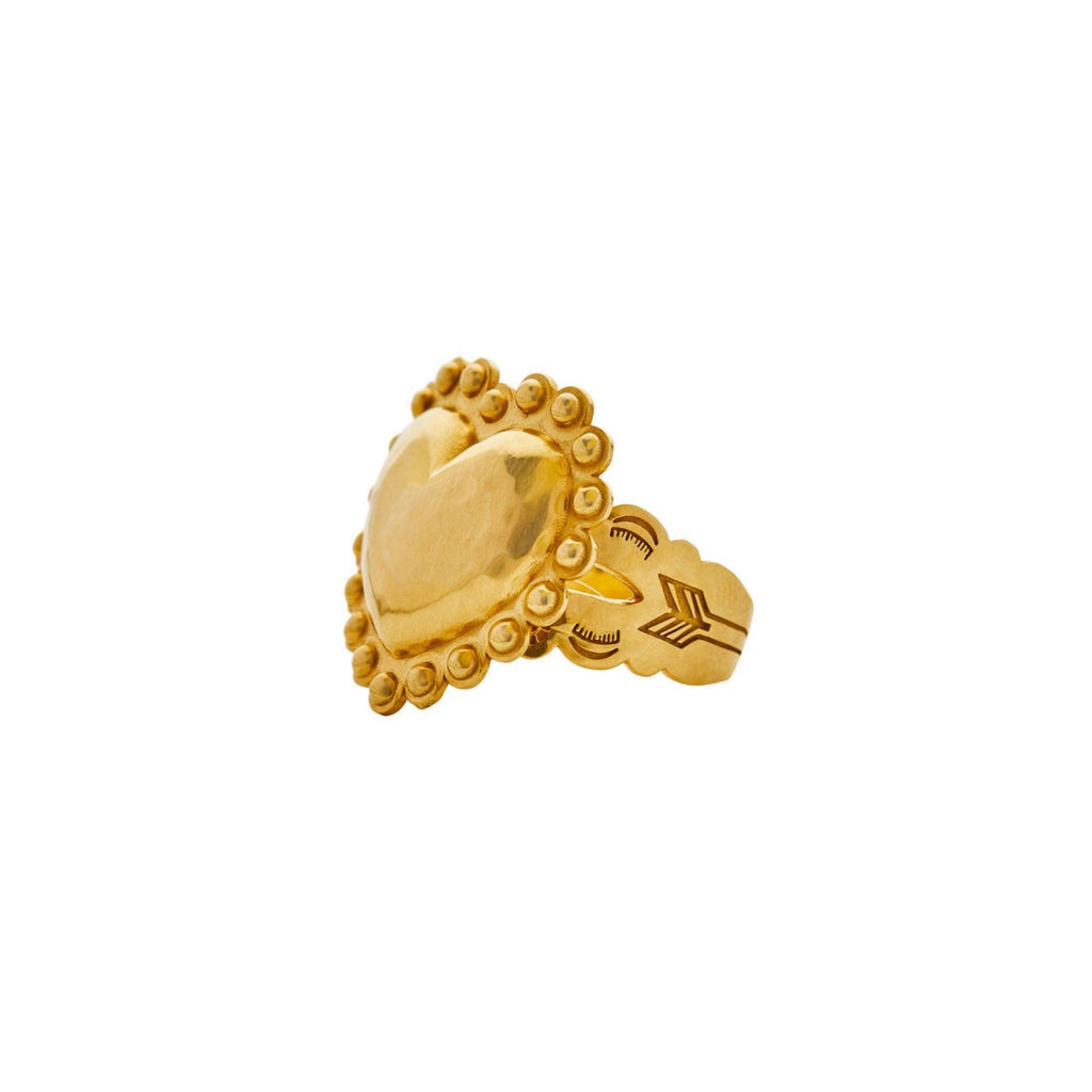 Dot Heart Ring - Christina Alexiou Fine Jewelry
