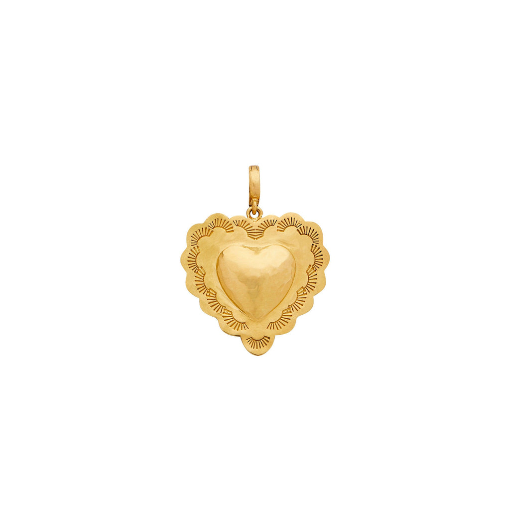 Fedra Heart Charm - Christina Alexiou Fine Jewelry
