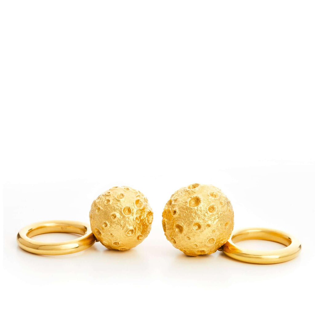 Full Moon Dangle Ring Large - Christina Alexiou Fine Jewelry