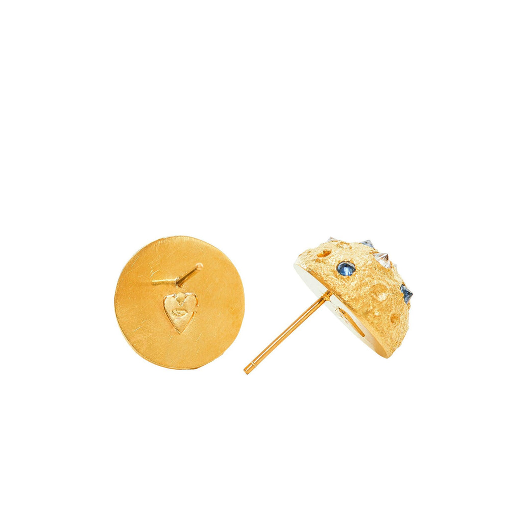Full Moon Studs Large - Christina Alexiou Fine Jewelry