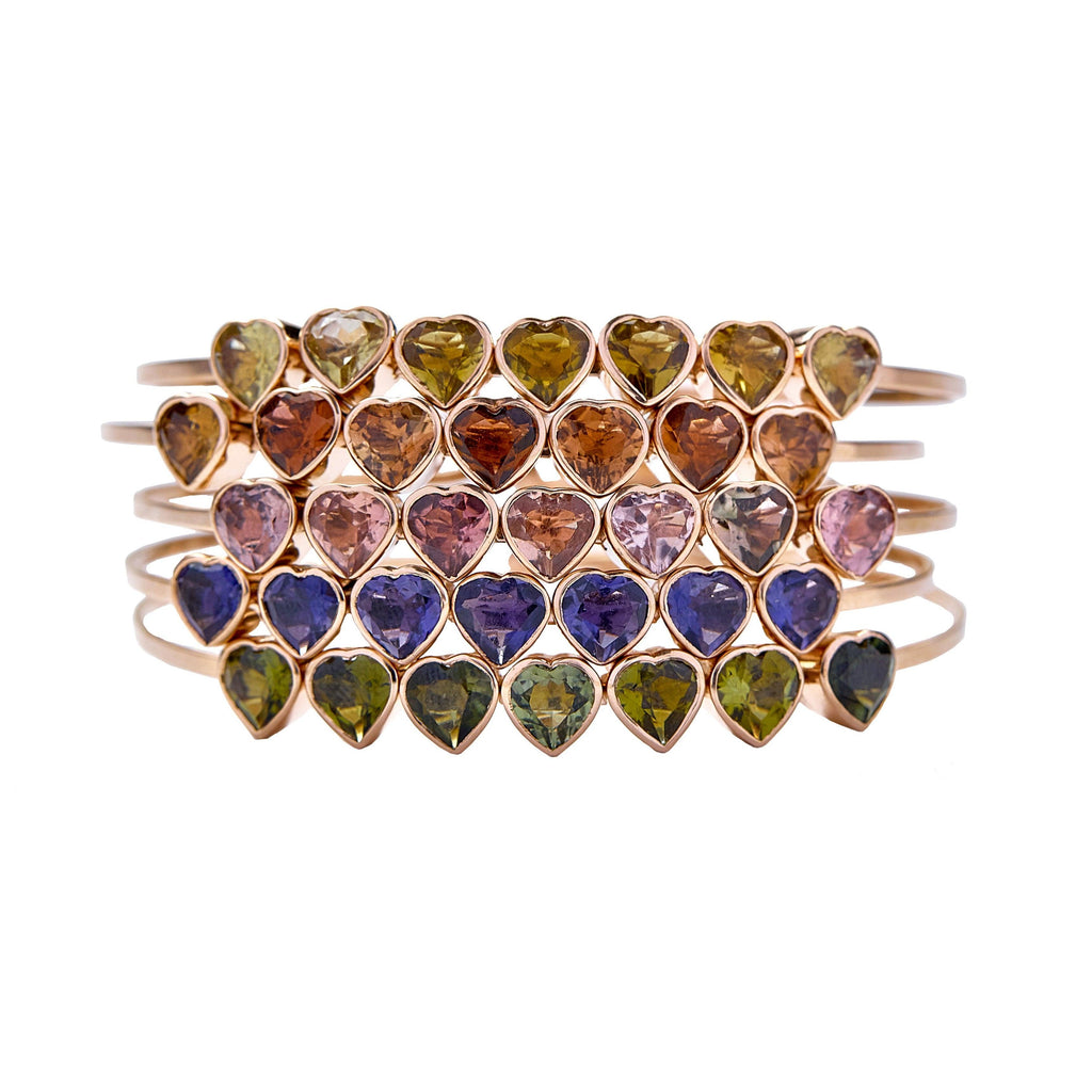 Green Tourmaline Heart Bracelet - Christina Alexiou Fine Jewelry