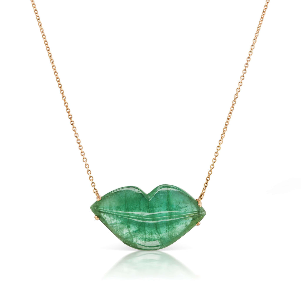 Green Tourmaline Kiss Necklace - Christina Alexiou Fine Jewelry