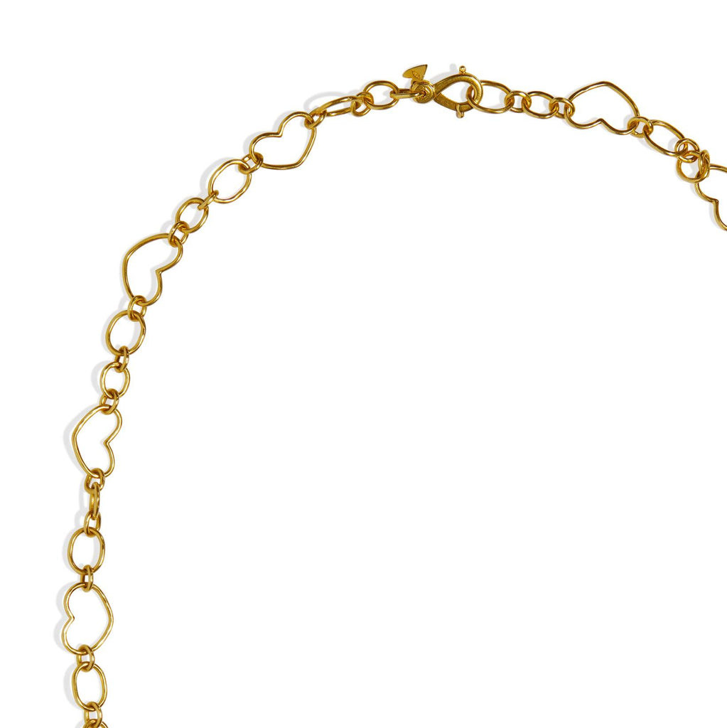 Heart Chain Necklace - Christina Alexiou Fine Jewelry