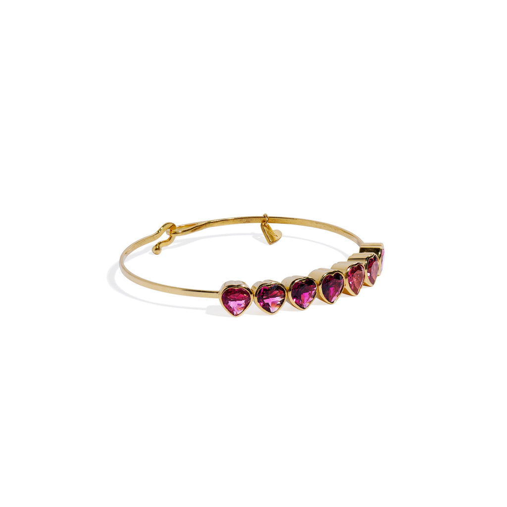Pink Tourmaline Heart Bracelet - Christina Alexiou Fine Jewelry