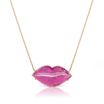 Pink Tourmaline Kiss Necklace - Christina Alexiou Fine Jewelry