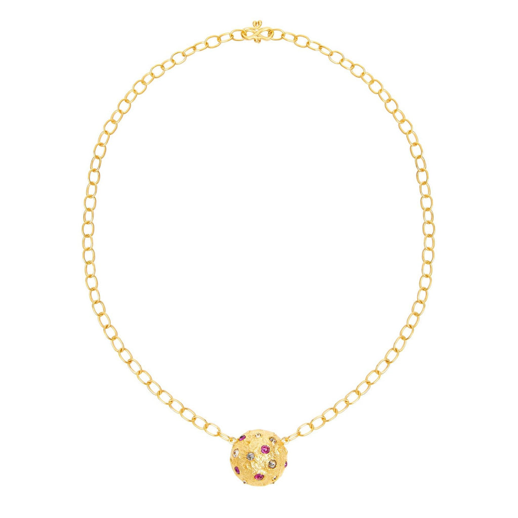 Small Full Moon Necklace - Christina Alexiou Fine Jewelry
