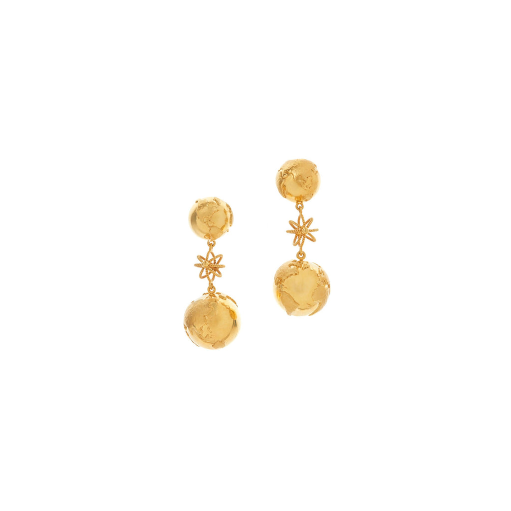 Small Globe Earrings - Christina Alexiou Fine Jewelry