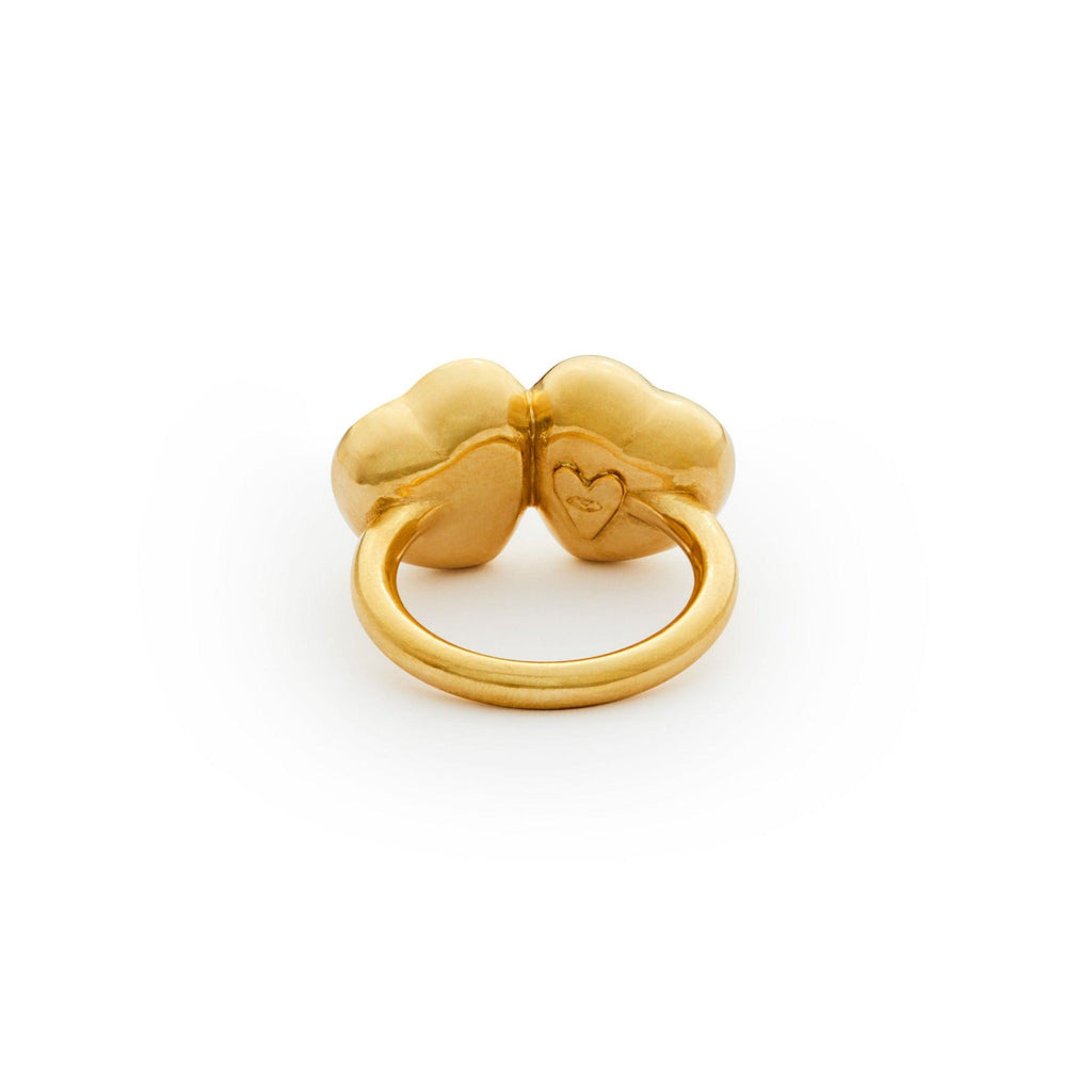Stand by Me Double Agape Heart Ring - Christina Alexiou Fine Jewelry