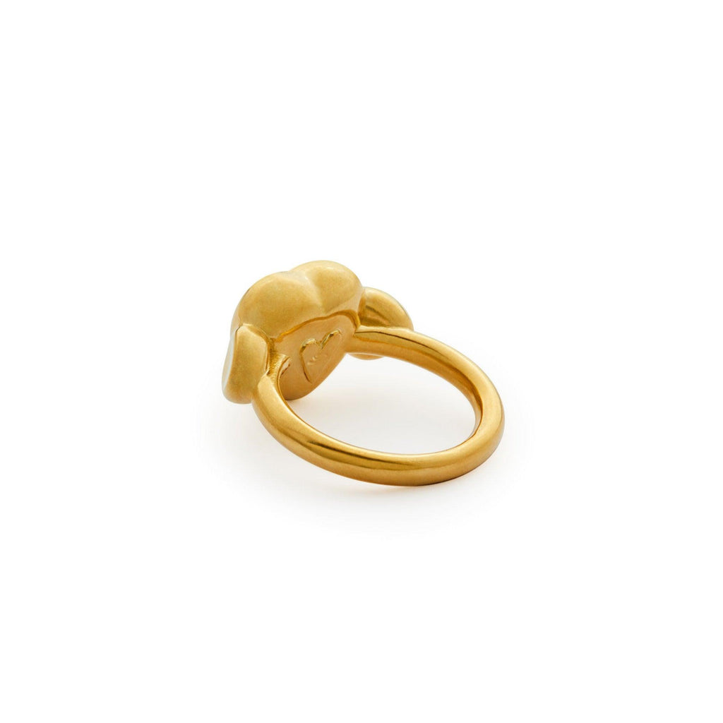 Triple Agape Heart Ring - Christina Alexiou Fine Jewelry