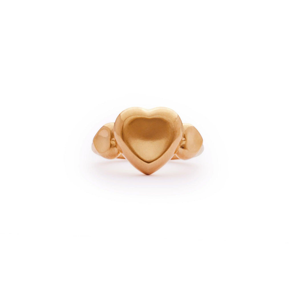 Triple Agape Heart Ring - Christina Alexiou Fine Jewelry